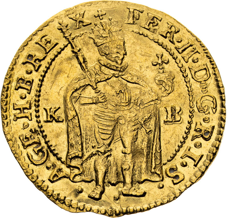 Dukát 1627 - averz