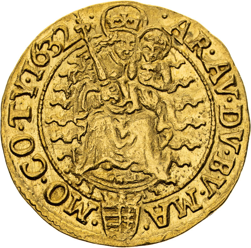 Dukát 1632 - reverz