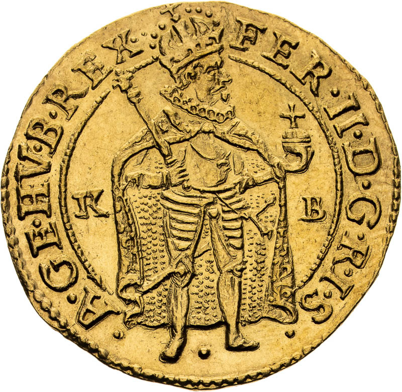 Dukát 1633 - averz
