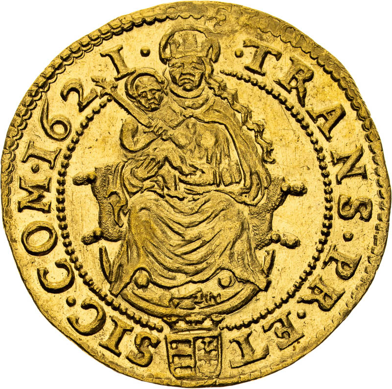 Dukát 1621 - revers