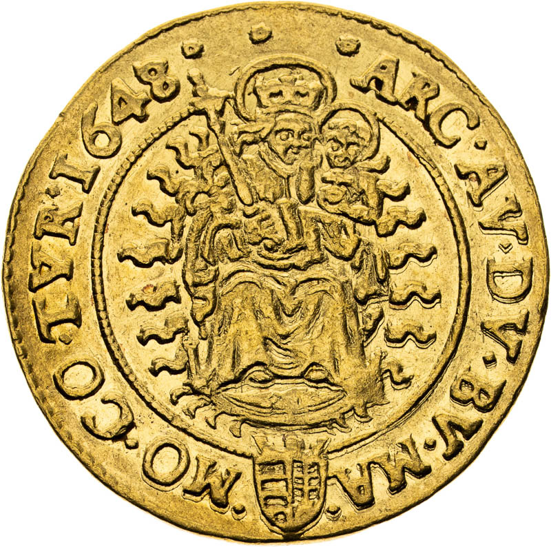 2 Dukát 1648 - reverz
