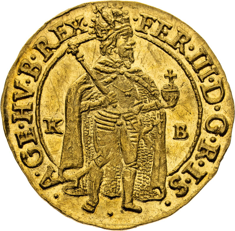 Dukát 1638 - averz