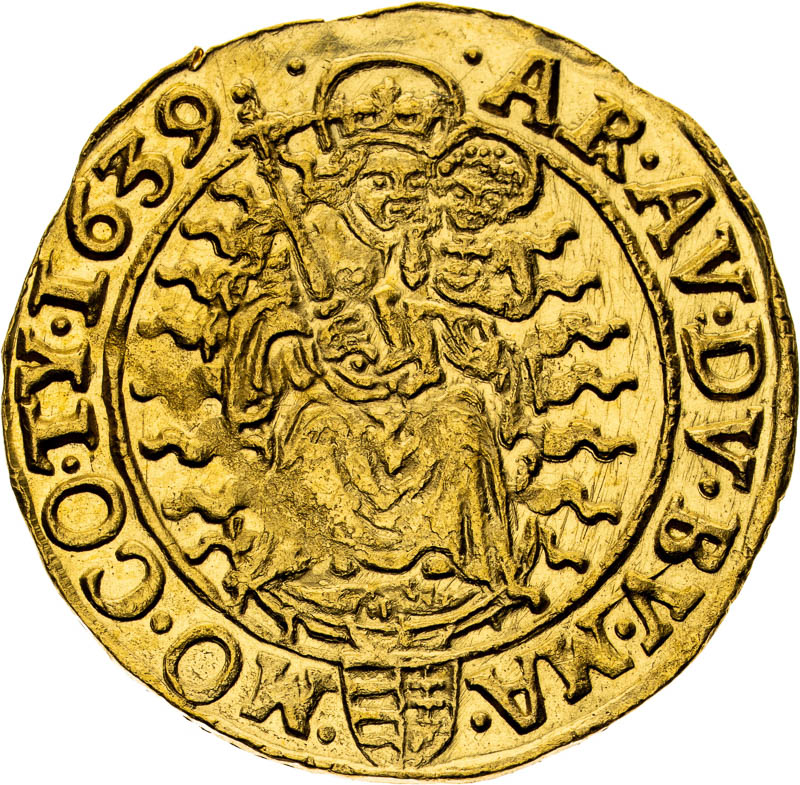 Dukát 1639 - reverz