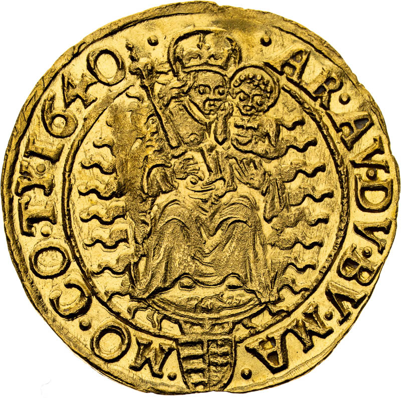 Dukát 1640 - reverz