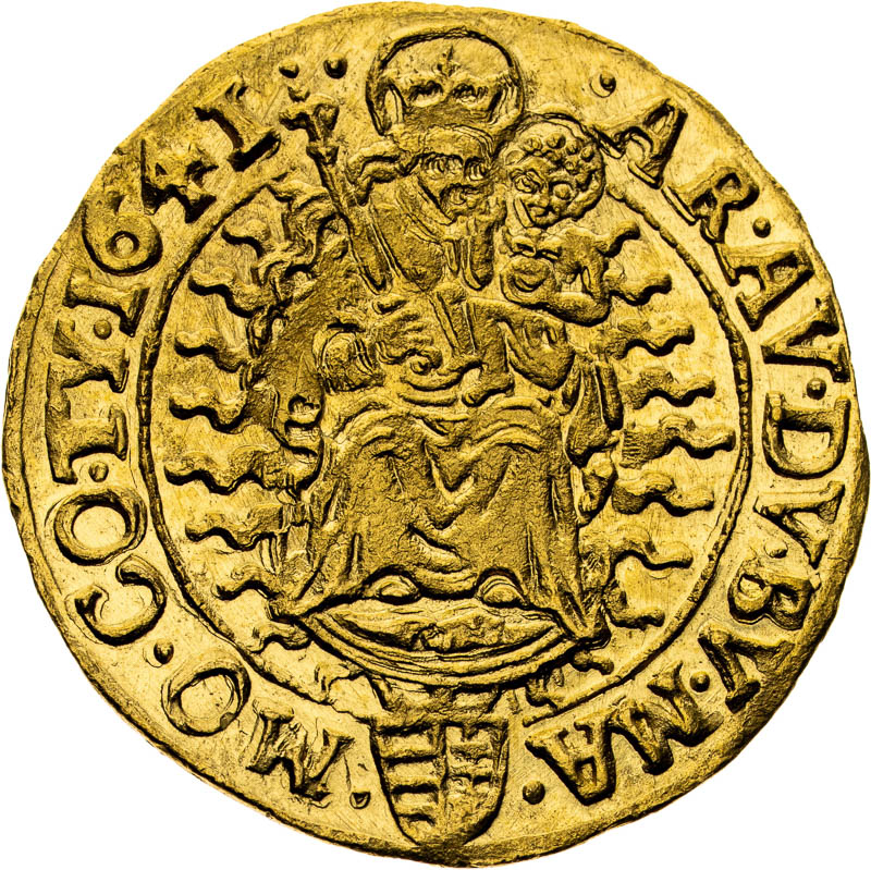 Dukát 1641 - reverz
