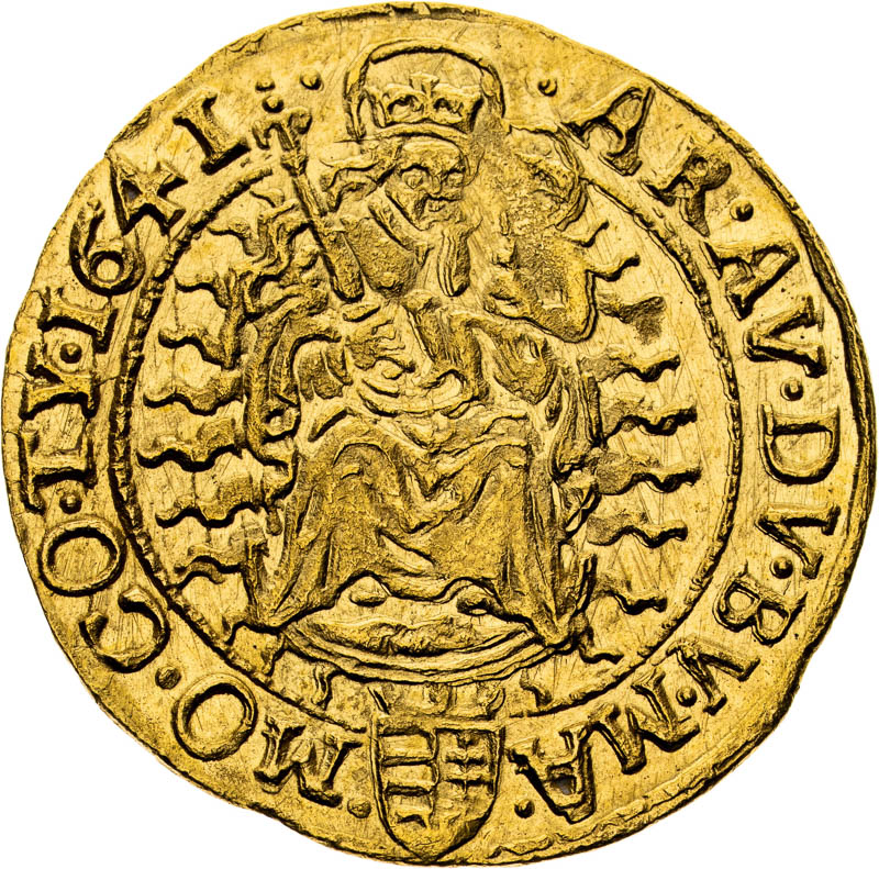 Dukát 1641 - reverz