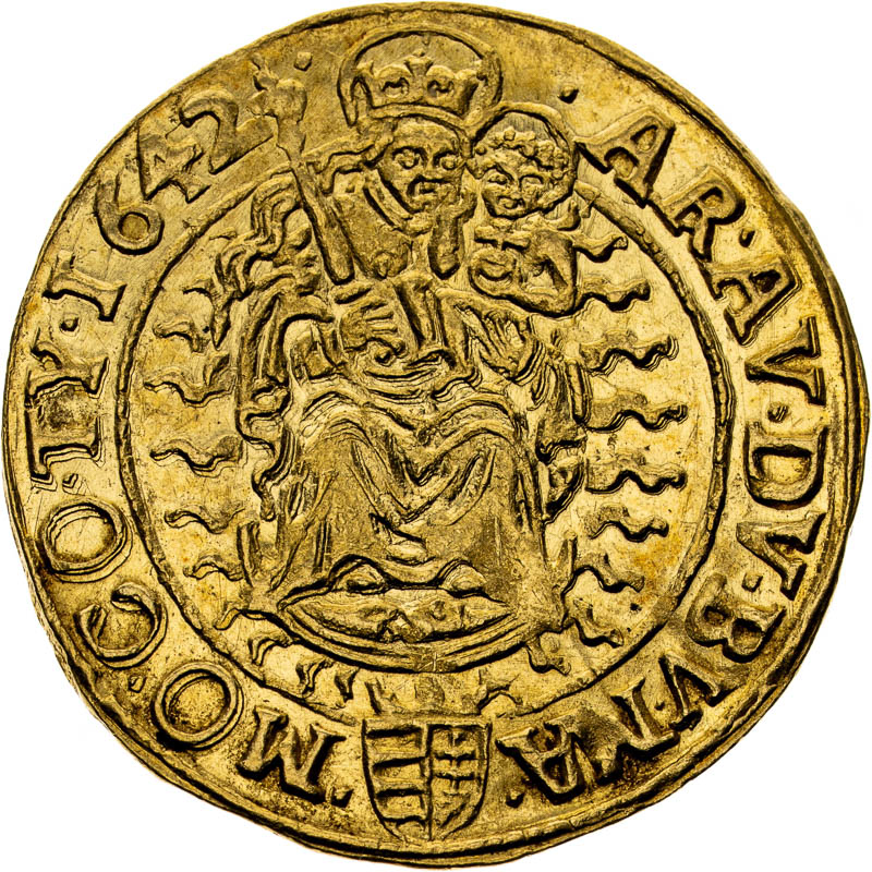 Dukát 1642 - reverz