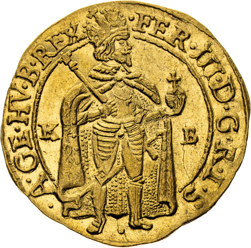 Dukát 1645 - averz