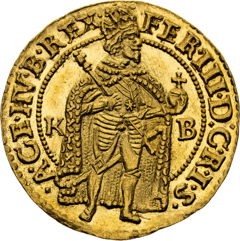Dukát 1653 - averz