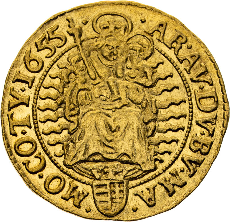 Dukát 1655 - revers