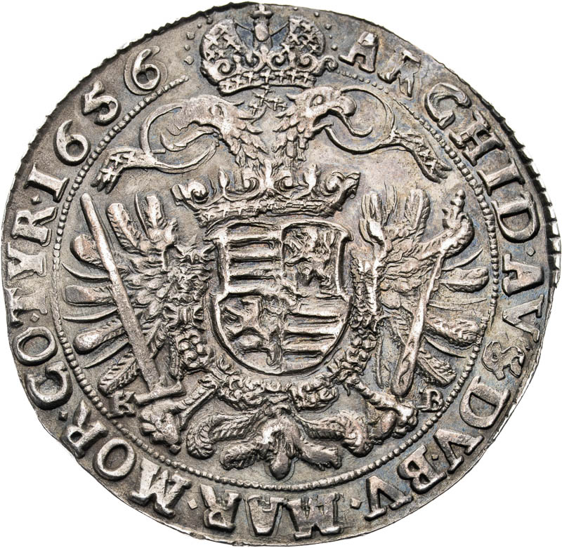 1/2 Thaler 1656 - back