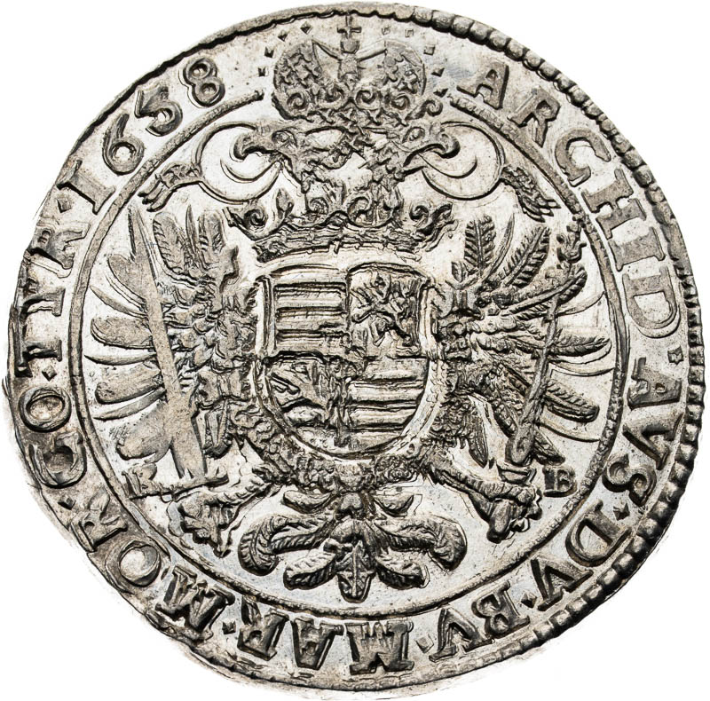 1/2 Thaler 1658 - back