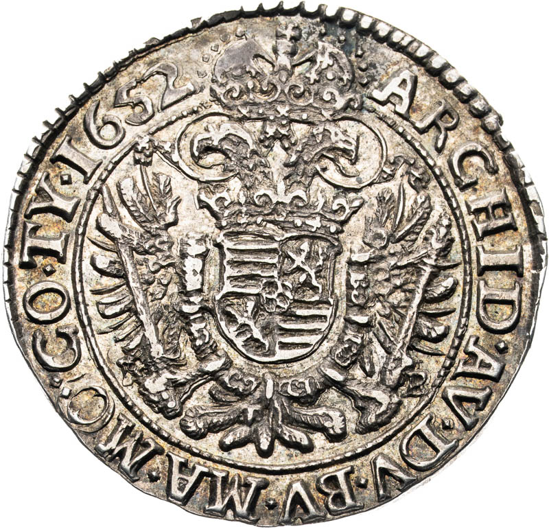 1/4 Thaler 1652 - back