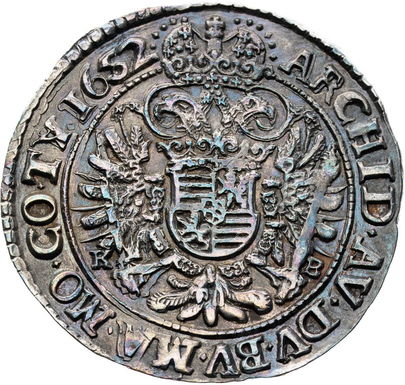 1/4 Thaler 1652 - back