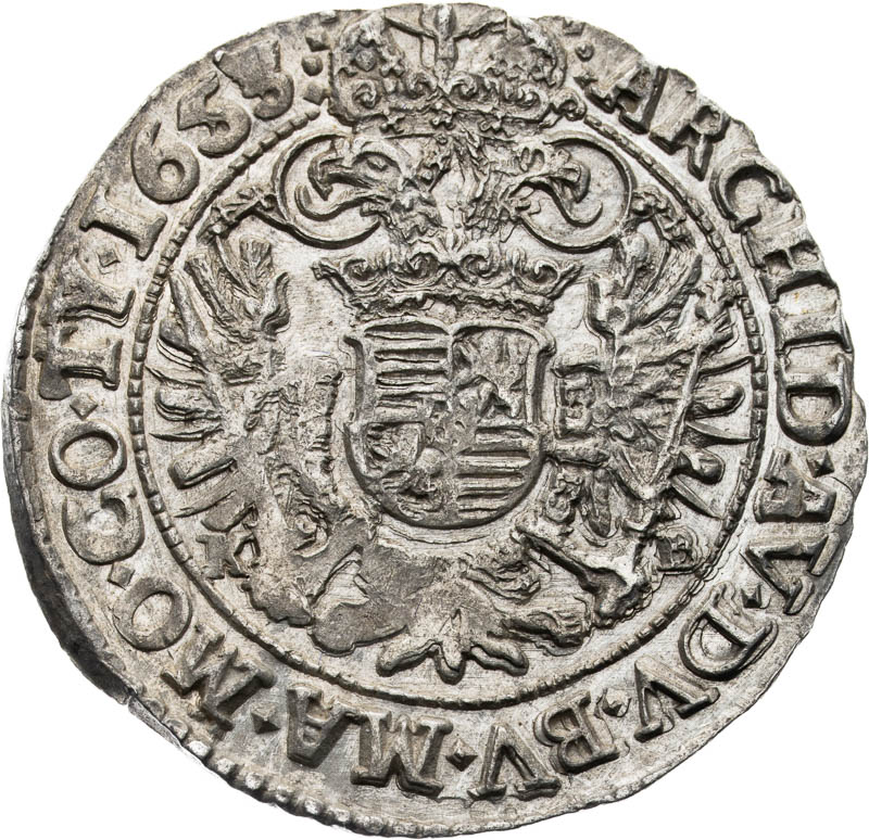 1/4 Thaler 1653 - back
