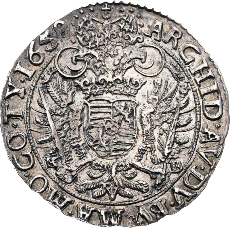 1/4 Thaler 1658 - back