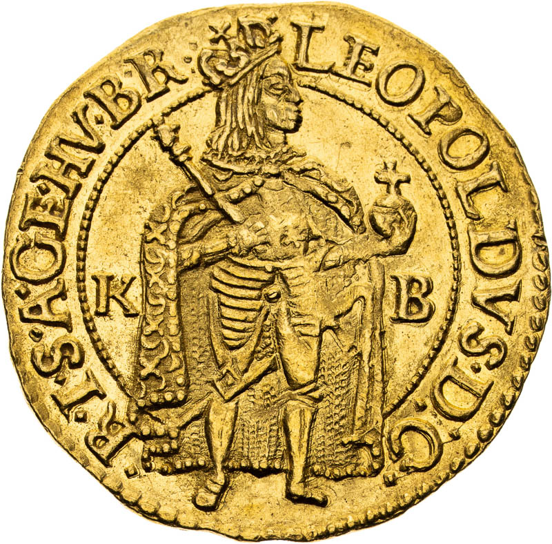 Dukát 1660 - averz