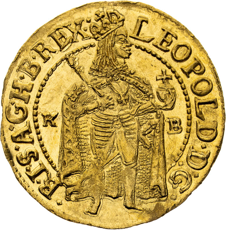 Dukát 1665 - averz