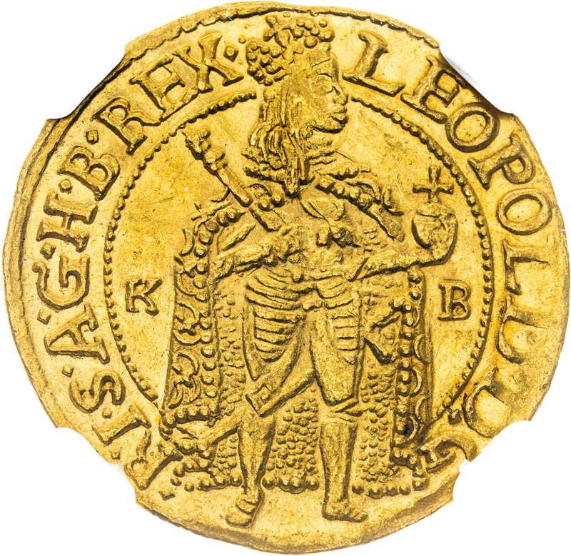 Dukát 1669 - averz