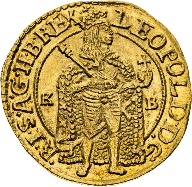 Dukát 1670 - averz