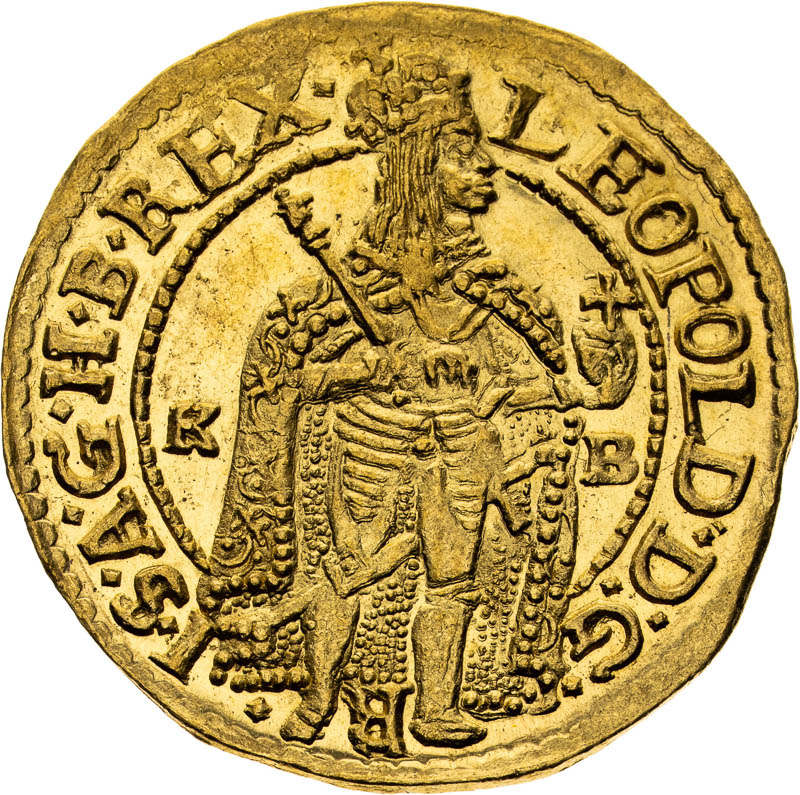 Dukát 1678 - averz