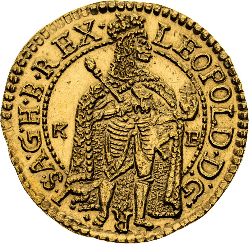Dukát 1681 - averz