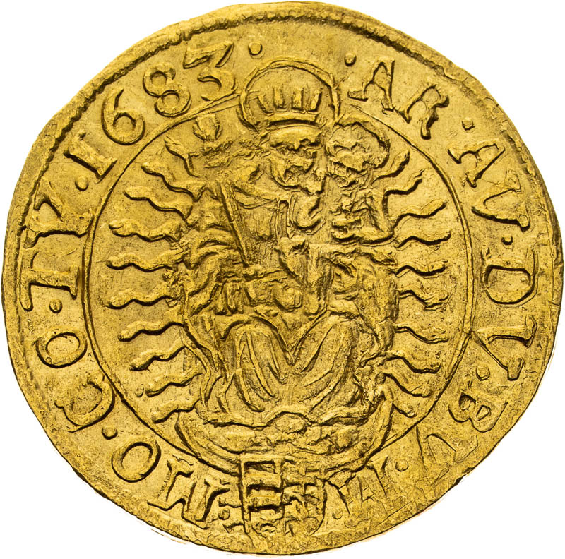 Dukát 1683 - reverz
