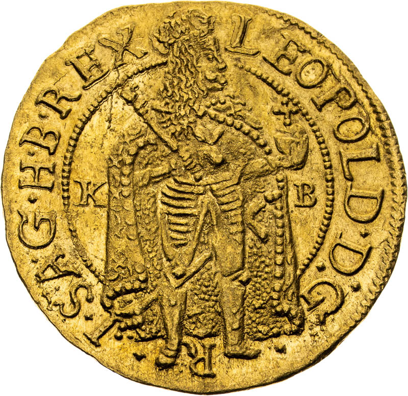 Dukát 1689 - averz