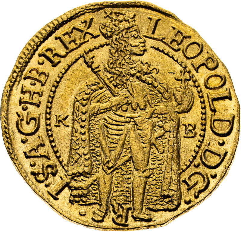 Dukát 1689 - averz