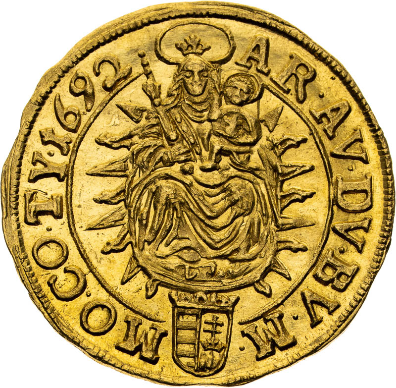 Dukát 1692 - reverz