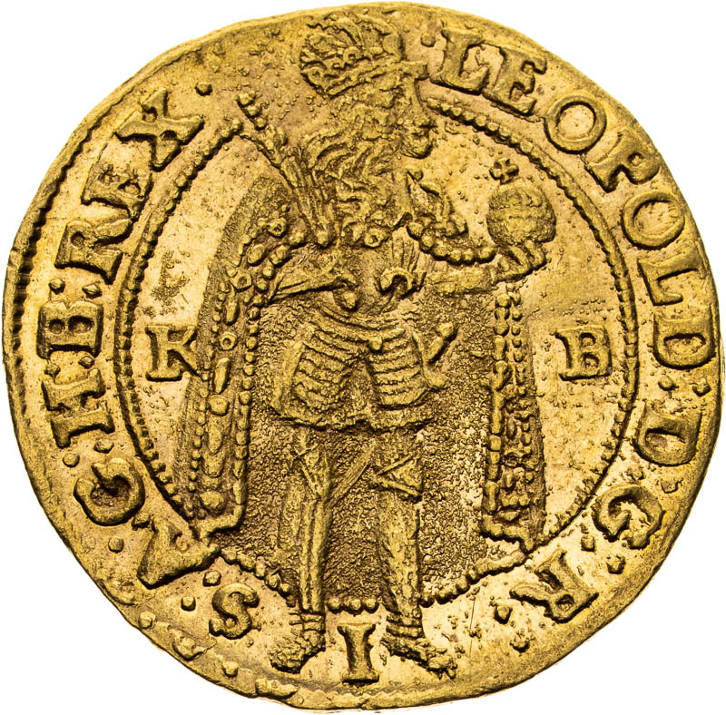 Dukát 1695 - averz