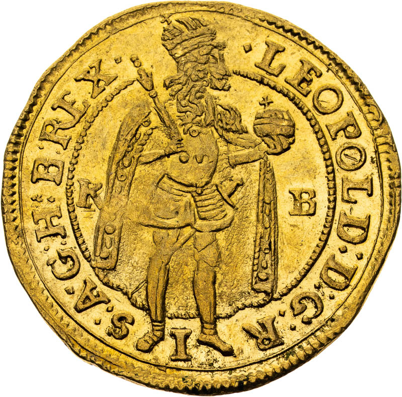 Dukát 1700 - averz