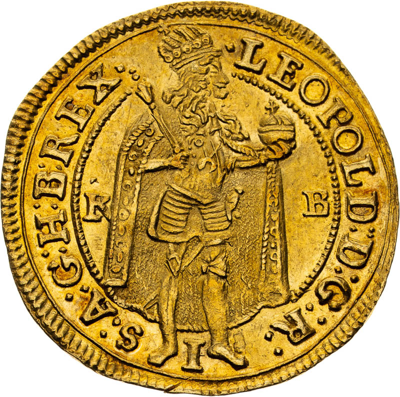 Dukát 1702 - avers