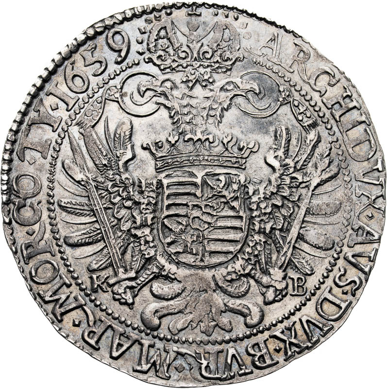 Thaler 1659 - back