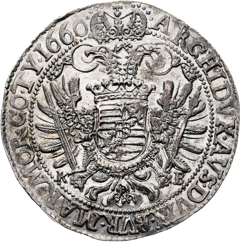 Thaler 1660 - back