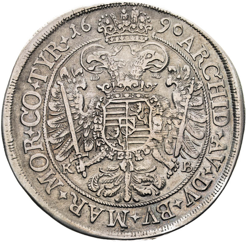 1/2 Toliar 1690 - reverz