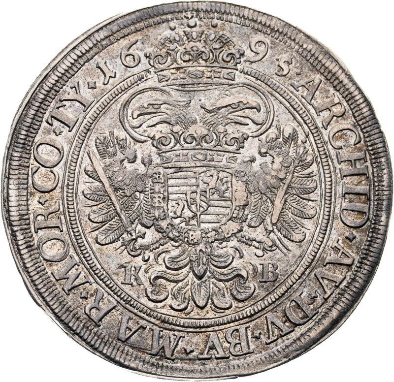 1/2 Tolar 1695 - revers