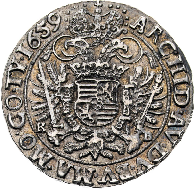 1/4 Thaler 1659 - back