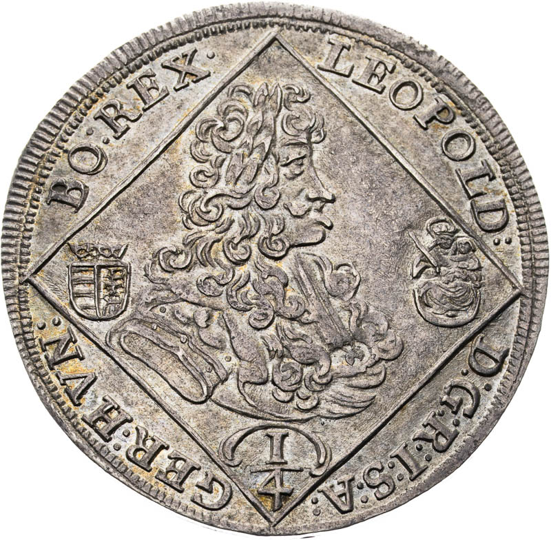 1/4 Toliar 1703 - averz