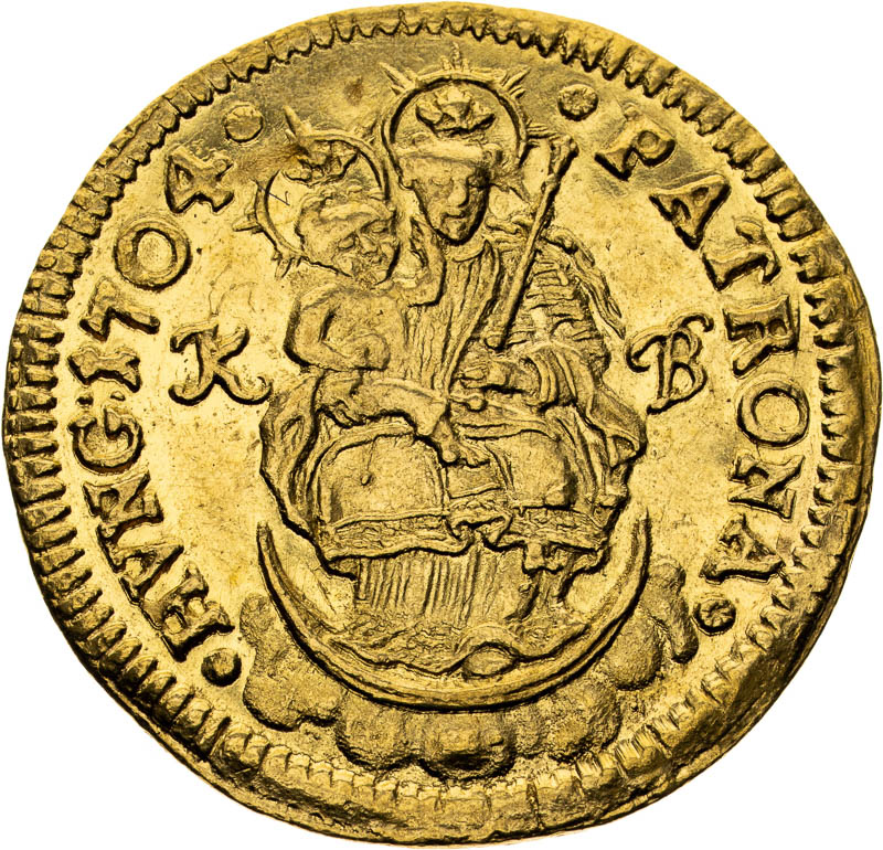 Ducat 1704 - back