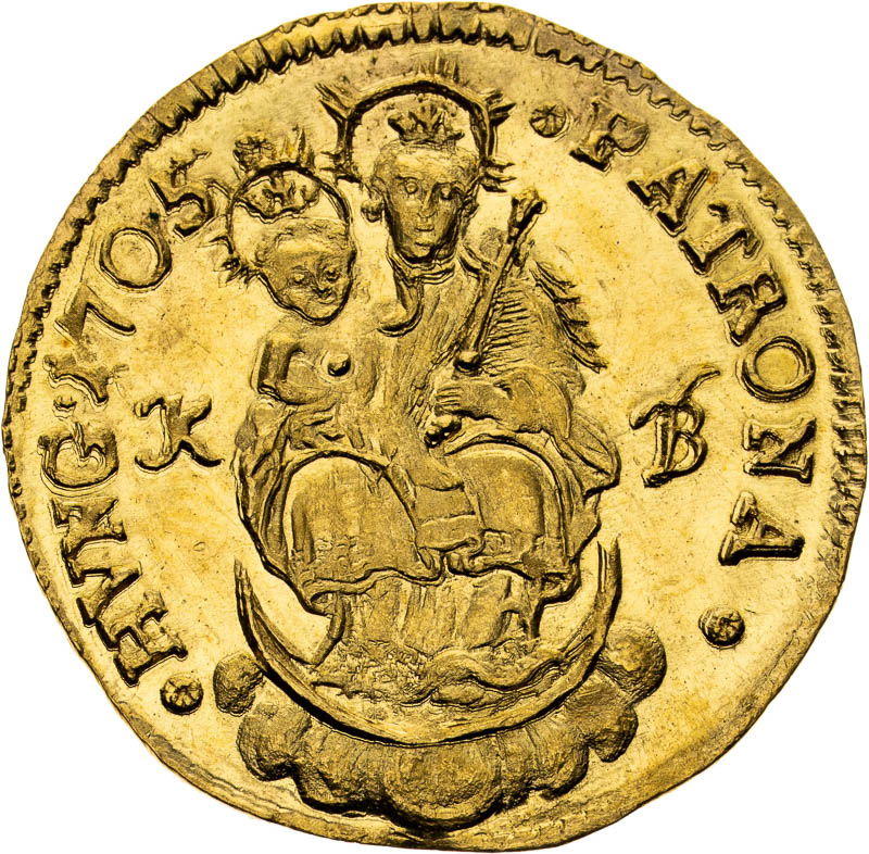Ducat 1705 - back