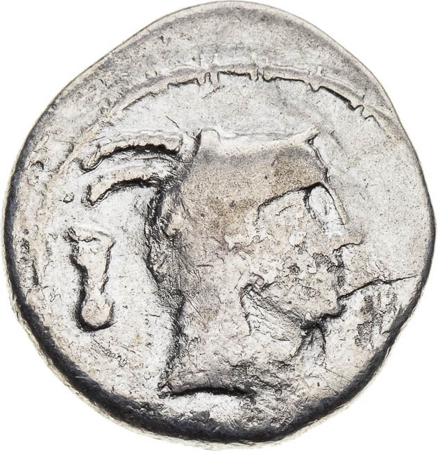 Imitation of Roman Republican denar - front