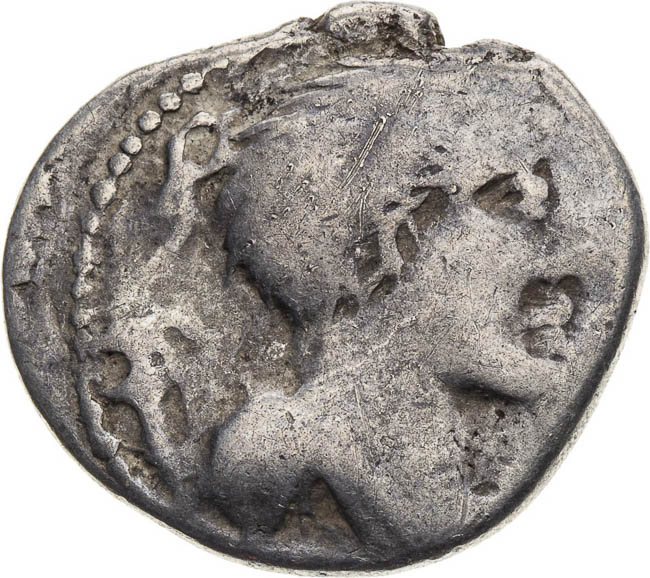 Imitation of Roman Republican denar - front