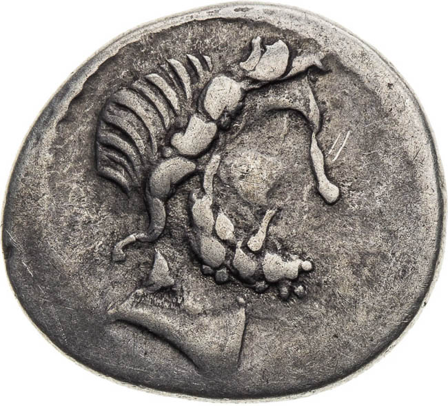Imitation of Roman Republican denar - front
