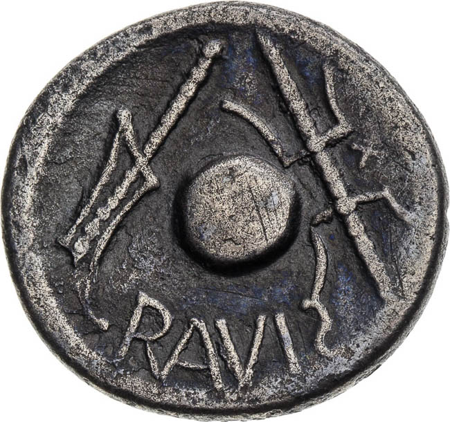 Imitations of Roman Denar - back