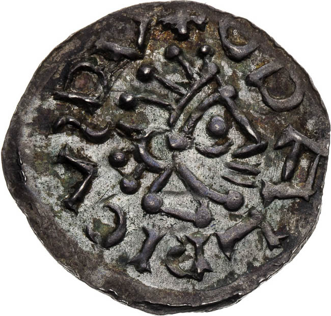 Denár (1012 - 1033) - avers