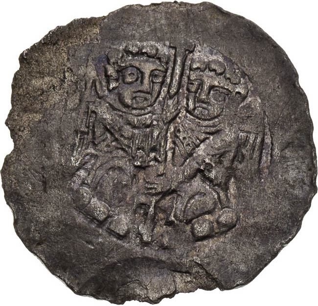 Denár (1140 - 1172) - revers