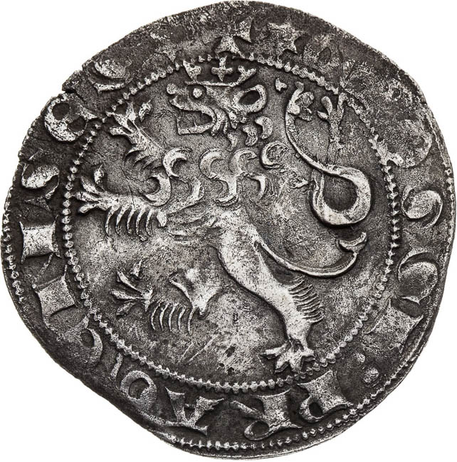 Pražský Groš (1278 - 1305) - avers