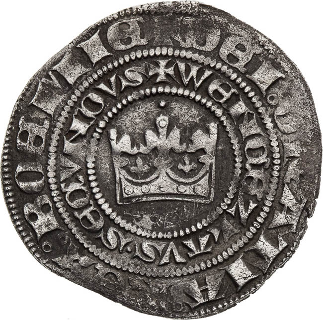 Pražský Groš (1278 - 1305) - revers