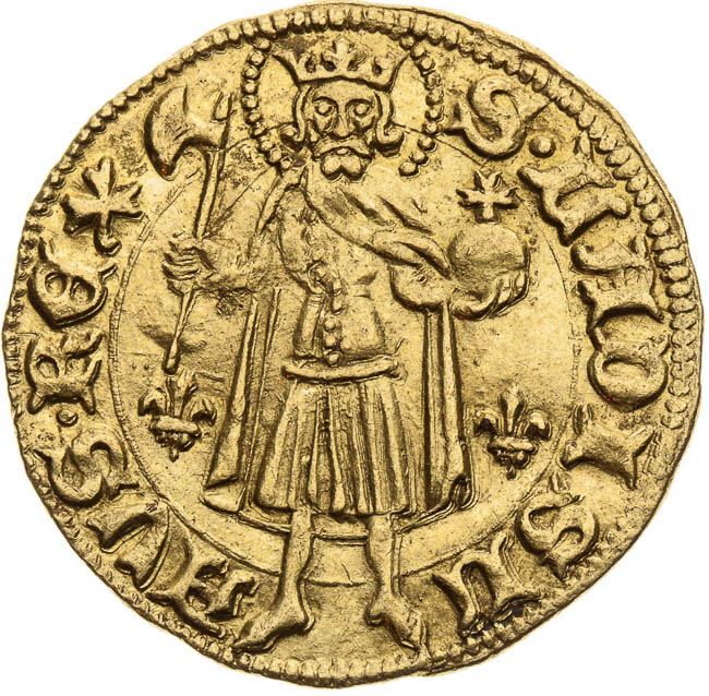Goldgulden (1387 - 1389) - back